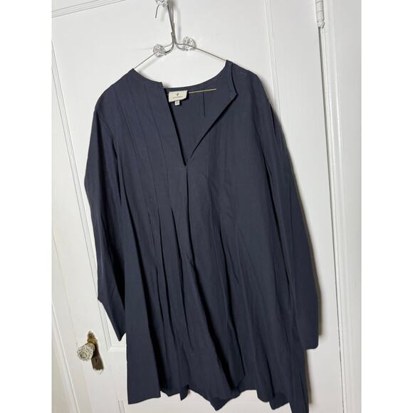 Tuckernuck Luella Oxford Navy Blue A-line Dress Women's Size Plus XXL NWOT - Picture 3 of 7